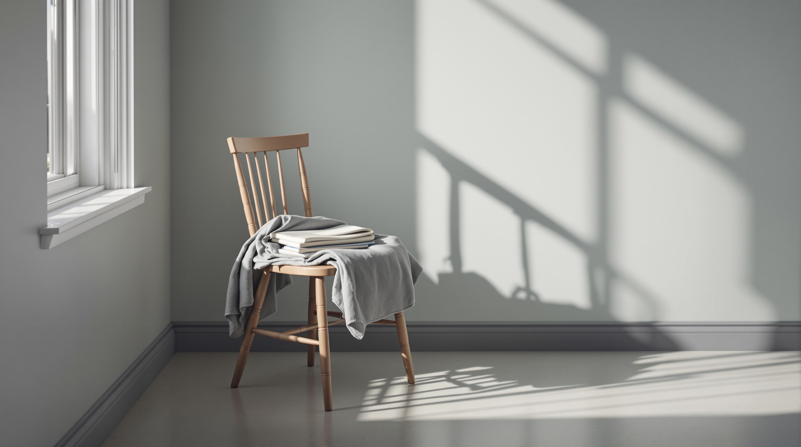 A quiet chair by a window, suggesting time to think things through